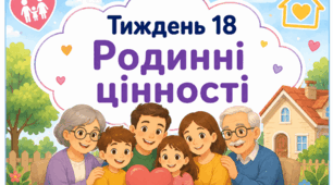 Тематичний тиждень "Родинні цінності" 2 клас НУШ Стіна слів