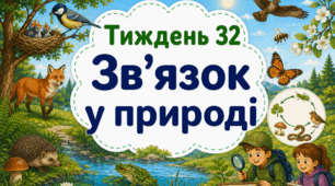 Тематичний тиждень "Зв'язок у природі" 2 клас НУШ Стіна слів