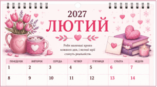 ЛЮТИЙ - 2027. Календар-планер