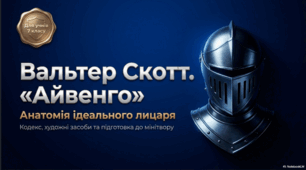 Вальтер Скотт. «Айвенго». Утілення в образі Айвенго кодексу лицаря, художні засоби створення образу.  ГР 3. Написання мінітвору «Айвенго – втілення найкращих лицарських чеснот та ідеалів середньовічного лицарства».