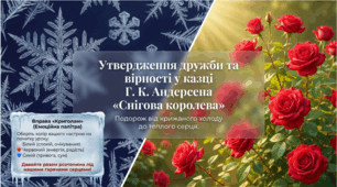 5 клас НУШ. Ганс Крістіан Андерсен. Казка "Снігова королева". Утвердження дружби та вірності у казці. Презентація, інфографіка, робочий аркуш