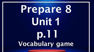 Prepare 8 Units 1-10 (10 presentations(p. 11, 15, 21, 25, 33, 37, 43, 47, 55, 59)-vocabulary games for Reading pages)