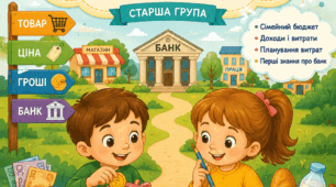 Заняття на тему  «Подорож до країни економічних знань» (старша група)