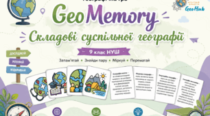 Гра "GeoMemory: Складові суспільної географії"