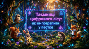 Анімована презентація «Таємниці Цифрового лісу: як не потрапити у пастки"