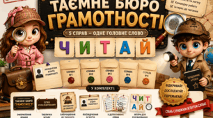 «Таємне бюро грамотності» — детективна мовна гра для учнів 2–4 класів.
