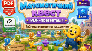 PDF-презентація у форматі математичного квесту