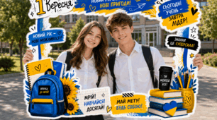 🎓✨Мега-Фоторамка на 1 вересня 2026 💛💙