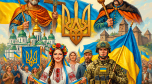 Плакат до Дня Державності України