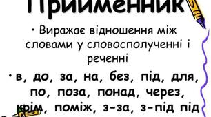 Українська мова 7 клас. Підсумкова робота з теми "Прийменник" за групами результатів. Два варіанти