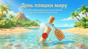 28 липня - День пляшки миру (пляшкової пошти)