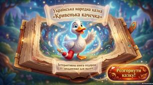 «Казка "Кривенька качечка" із завданнями»