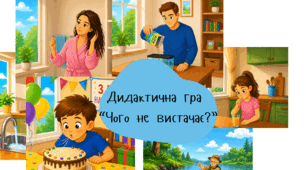 Дидактична гра "Чого не вистачає?"
