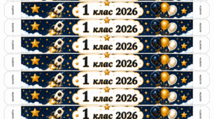 Паперові браслети 1 клас 2026