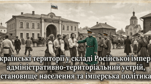 Українські території у складі Російської імперії: адміністративно-територіальний устрій, становище населення та імперська політика