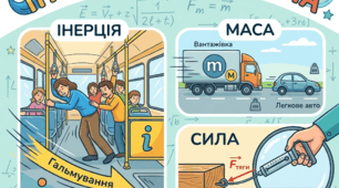 Інерція, Маса та Сила.