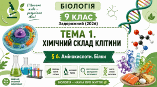 Амінокислоти. Білки. Презентація, інфографіка, робочий аркуш
