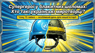 Хто такі українські миротворці та чому 15 липня — особливий день? відеоогляд, презентація з вікториною.