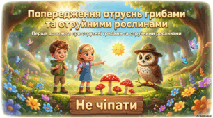 Презентація "Попередження отруєнь грибами та отруйними рослинами. "