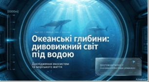 «Океанські глибини: дивовижний світ під водою»