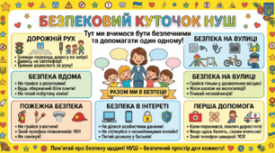Плакат для безпекового куточка НУШ