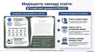Медіацентр закладу освіти: як не втонути в хаосі фото, наказів і батьківських питань «а хто дозволив це публікувати?»