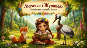 Казка "Лисичка і Журавель"