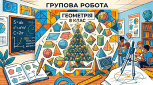 Геометрична ялинка для 8 класу