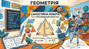 Самостійна робота. Рівнобедрений трикутник