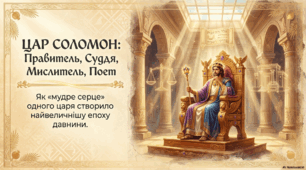 Цар Соломон і побудова Єрусалимського Храму. Легендарна мудрість царя Соломона. Поетичність «Пісні пісень»