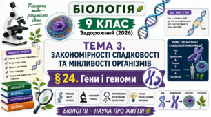 Гени і геноми. Презентація, інфографіка, робочий аркуш