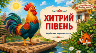 Ілюстрована книга «Хитрий півень» (українська народна казка)