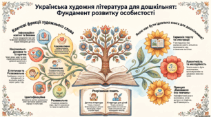 "Українська художня література для дошкільнят:  фундамент розвитку особистості!"
