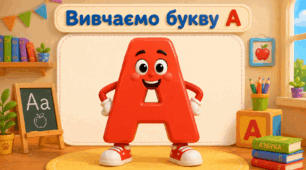 Абетка 👑 Буква А