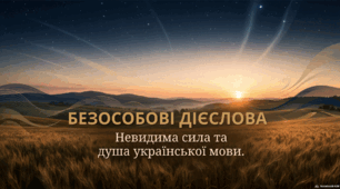 Безособове дієслово