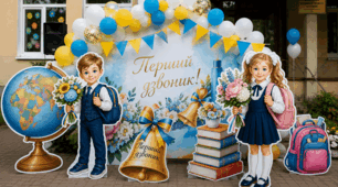 Фотозона до 1 Вересня 🔔 Ростові фігури до свята Першого дзвоника!