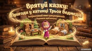 «Врятуй казку. Пригоди у хатинці трьох ведмедів».