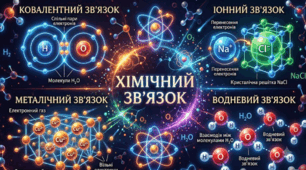 9 клас. НУШ. Презентація до уроку: Хімічний зв'язок і будова речовини. Урок 1.