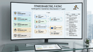Календарно  - тематичне планування з Правознавства 9 клас ( 17 год. Підручник Філіпенко Т.)