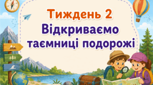 Тематичний тиждень "Відкриваємо таємниці подорожі" 3 клас НУШ Стіна слів