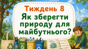 Тематичний тиждень "Як зберегти природу для майбутнього?" 3 клас НУШ Стіна слів