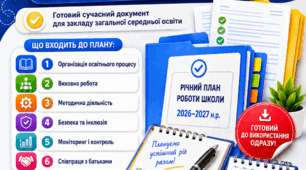 Річний план роботи школи 2026-2027 н.р.