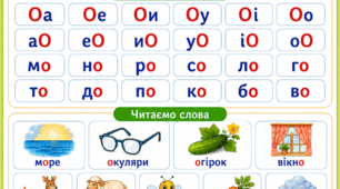 Постер «Буква Оо. Розчитування»