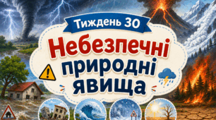 Тематичний тиждень "Небезпечні явища" 3 клас НУШ Стіна слів