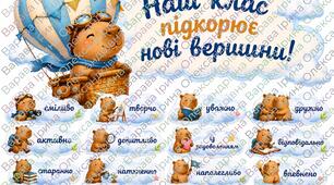 Оформлення класу з капібарами «Наш клас підкорює нові вершини!»