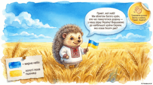 Інтегроване заняття «Магічний альбом Їжачка: Подорож рідною Україною»