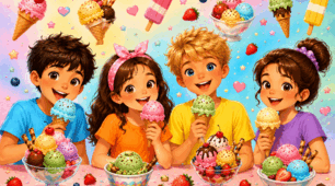 🍨🍓🍦Пазл🍧🍓 Чарівне різнобарв'я морозива🍦🍓