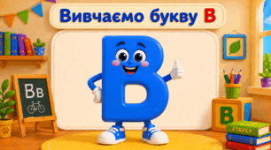 Абетка 👑 Буква В