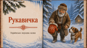 Українська народна казка "Рукавичка"