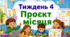 Тематичний тиждень "Проєкт місяця" 4 клас НУШ Стіна слів